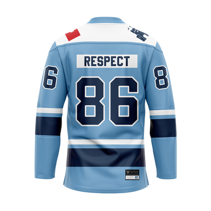 Citadel Blue Custom Replica Tackle Twill Jersey