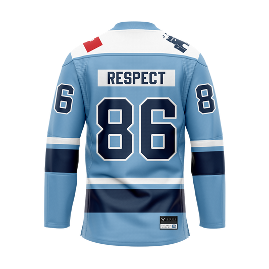 Citadel Blue Custom Replica Tackle Twill Jersey