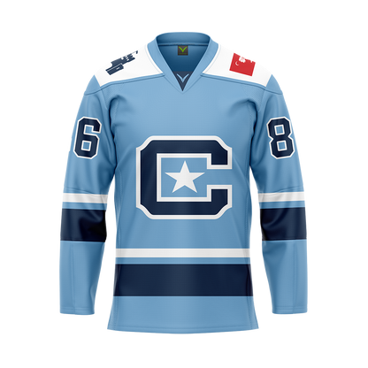 Citadel Blue Custom Replica Sublimated Jersey