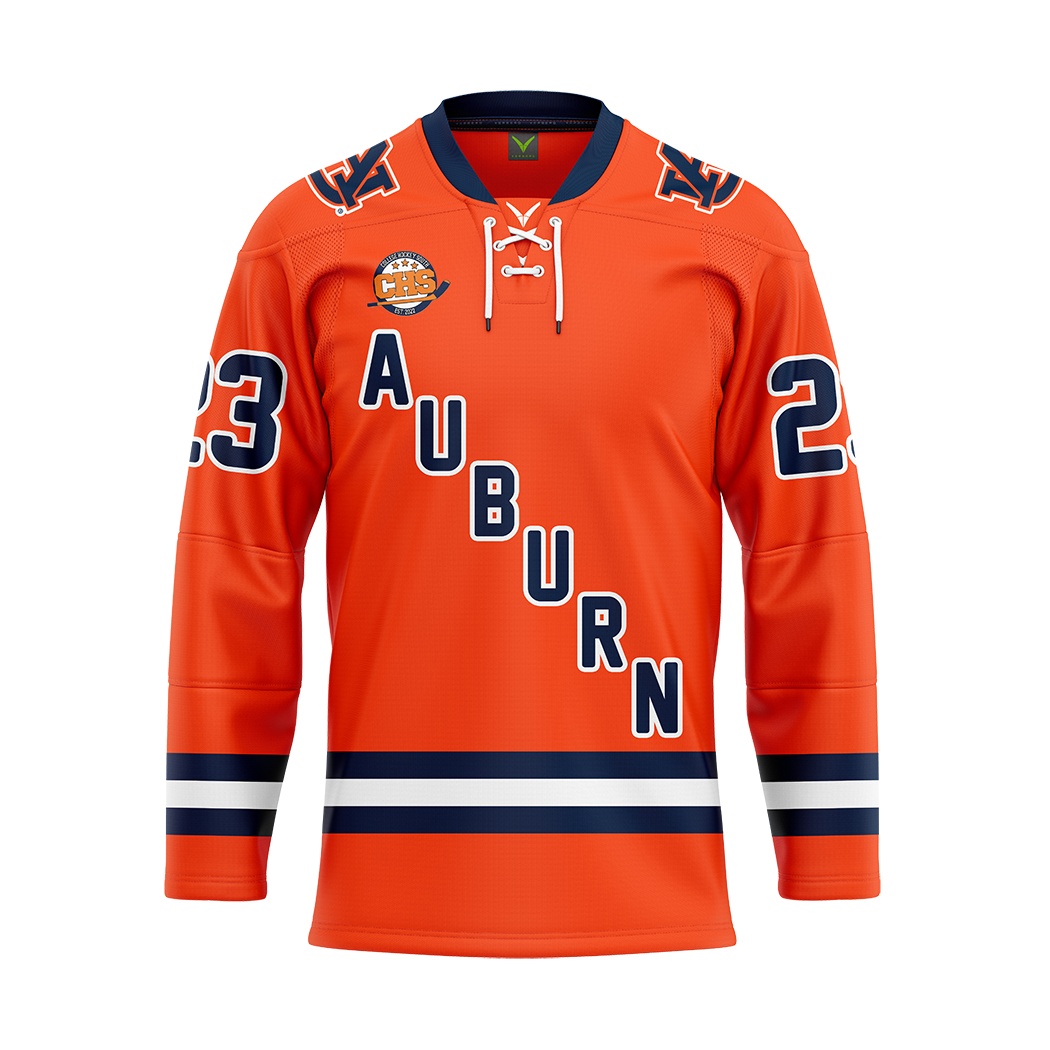 Custom Auburn Womens Ice Hockey Replica Sublimated Jersey