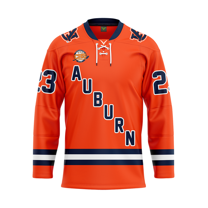 Custom Auburn Womens Ice Hockey Replica Sublimated Jersey