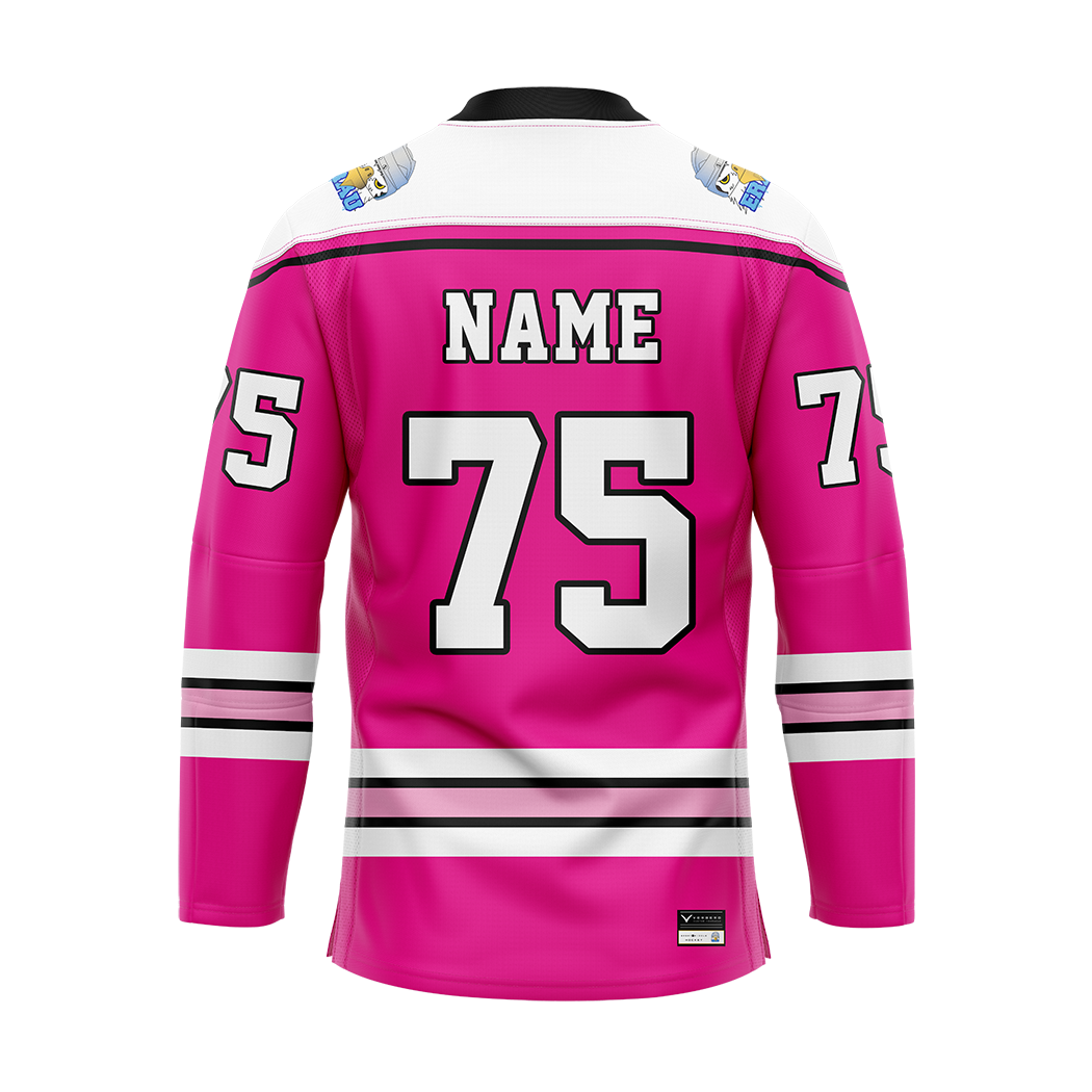 ERAU Pink Breast Cancer Awareness Custom Replica Sublimated Jersey