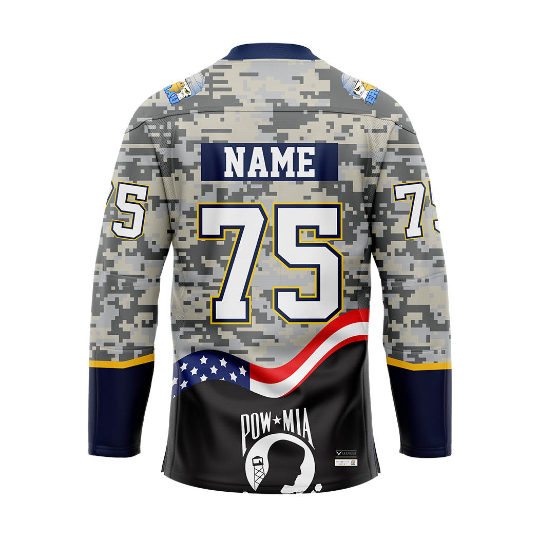 ERAU POW MIA Custom Replica Sublimated Jersey