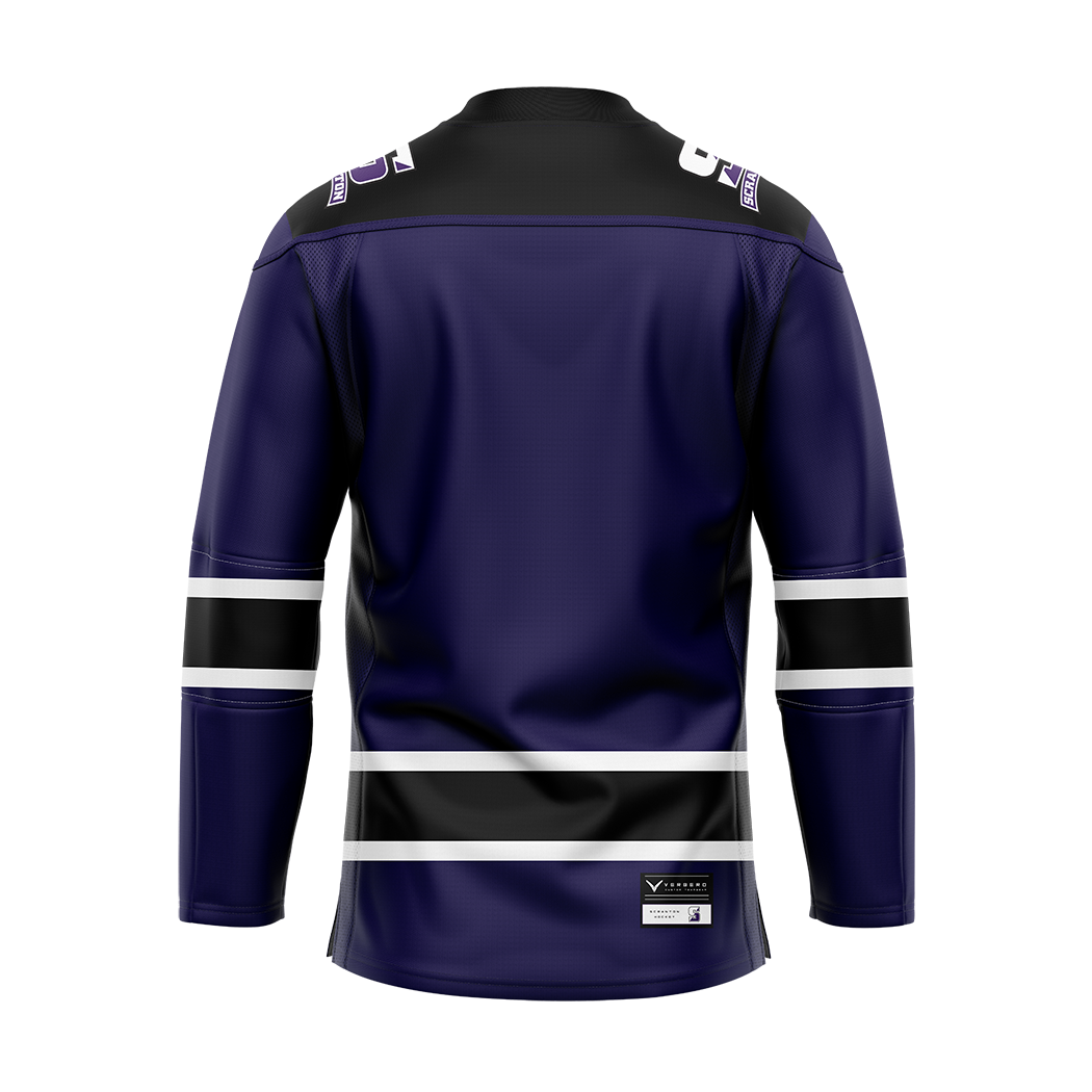 Scranton Purple Sublimated with Twill Replica Jersey
