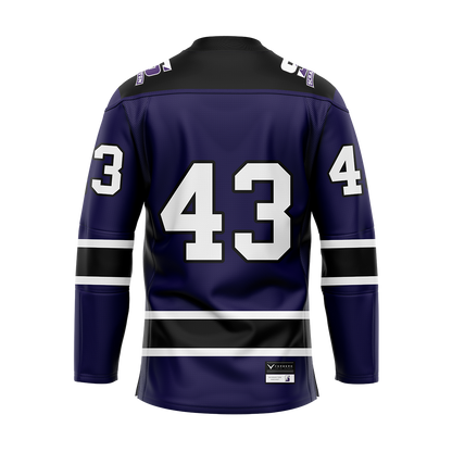 Custom Scranton Purple Sublimated Replica Jersey