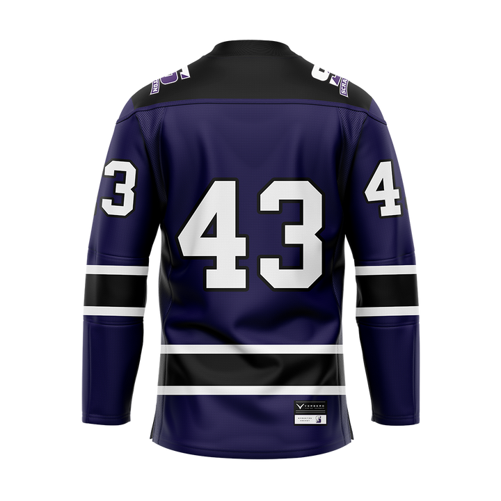 Custom Scranton Purple Sublimated Replica Jersey