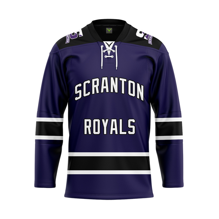 Scranton Purple Sublimated with Twill Replica Jersey