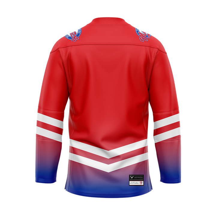 Florida Southern Hockey Red Replica Sublimated Jersey