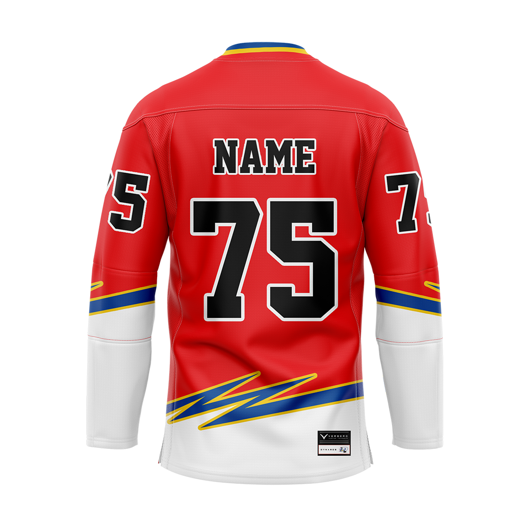 Dynamos Red Sublimated Game Wear Jersey