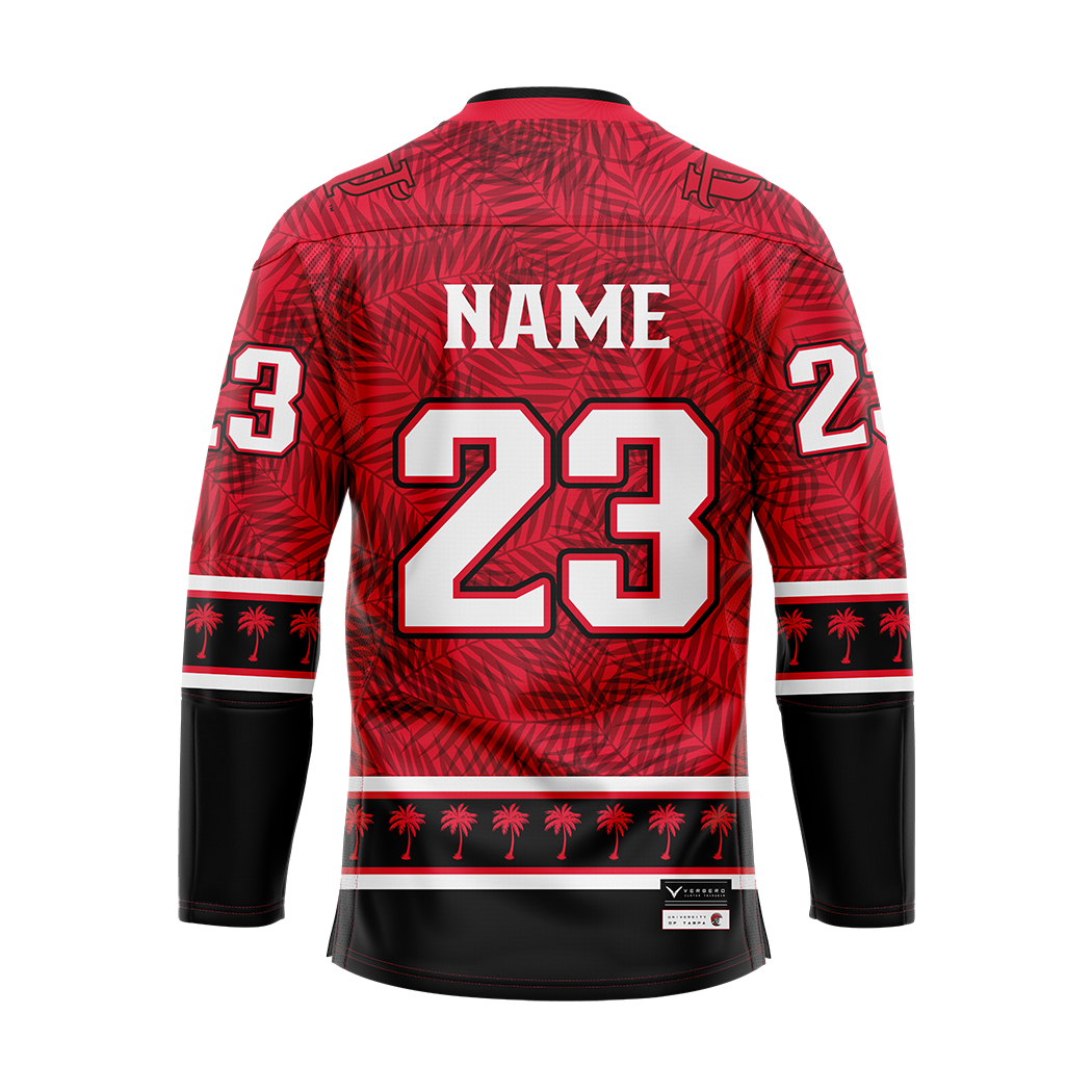 Custom University of Tampa Gasparilla Womens Hockey Authentic Sublimated Jersey