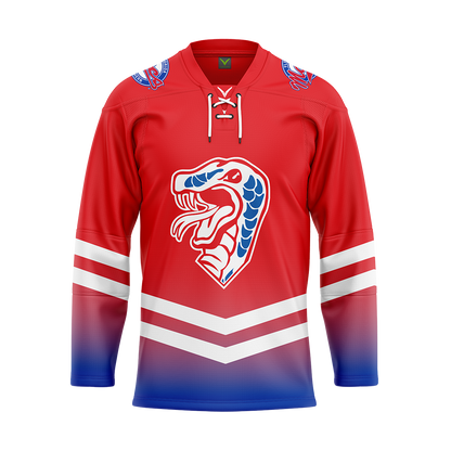 Florida Southern Hockey Red Replica Sublimated Jersey