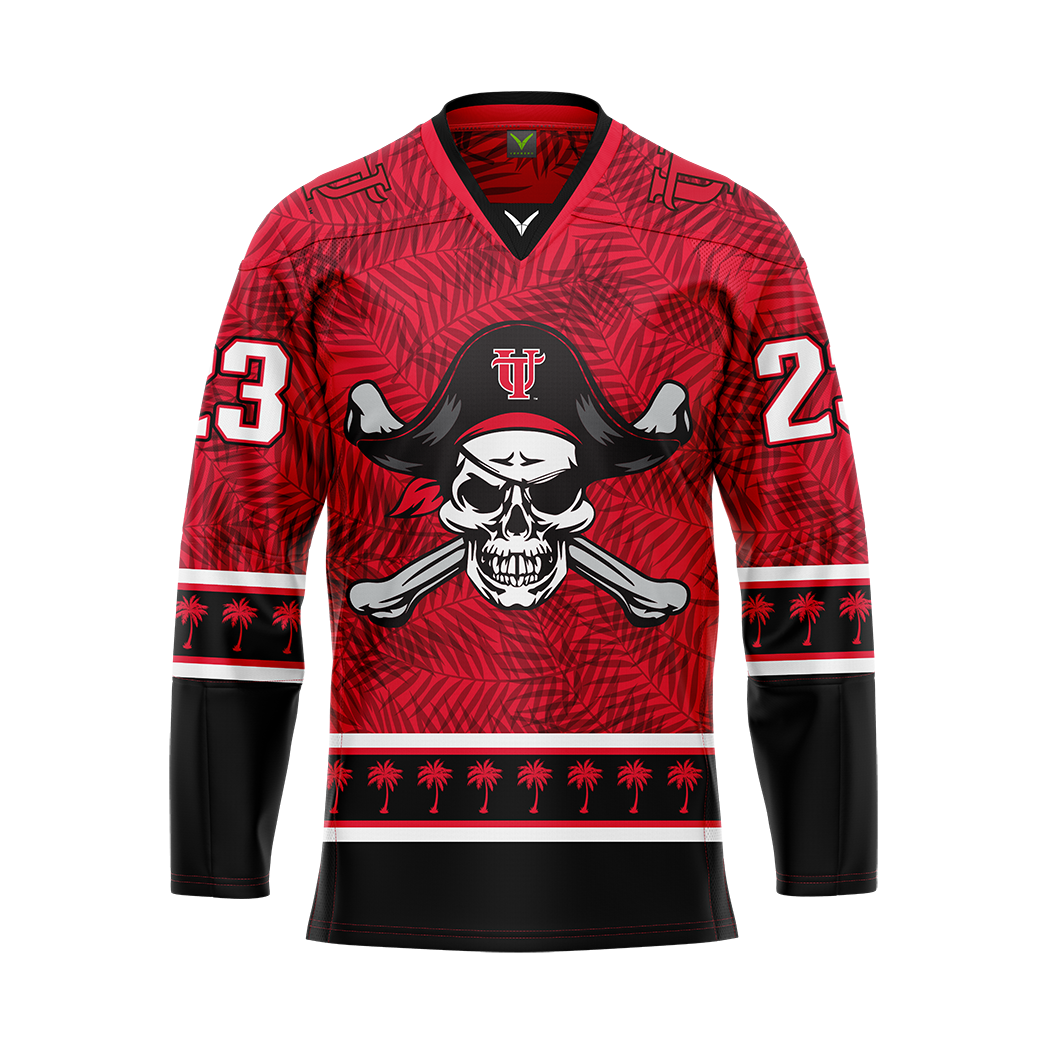 Custom University of Tampa Gasparilla Womens Hockey Authentic Sublimated Jersey