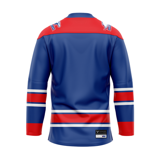 American University Dark Sublimated With Twill Authentic Jersey