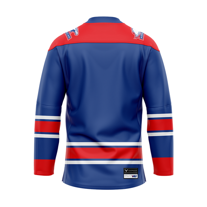 American University Dark Sublimated With Twill Authentic Jersey