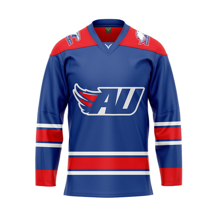 American University Dark Sublimated With Twill Authentic Jersey