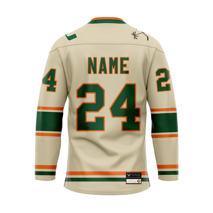 University of Miami Custom Sublimated with Twill Jersey