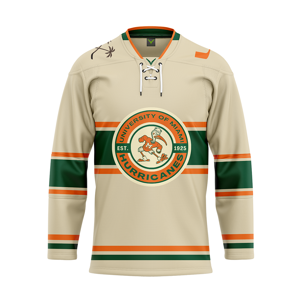 University of Miami Sublimated with Twill Jersey