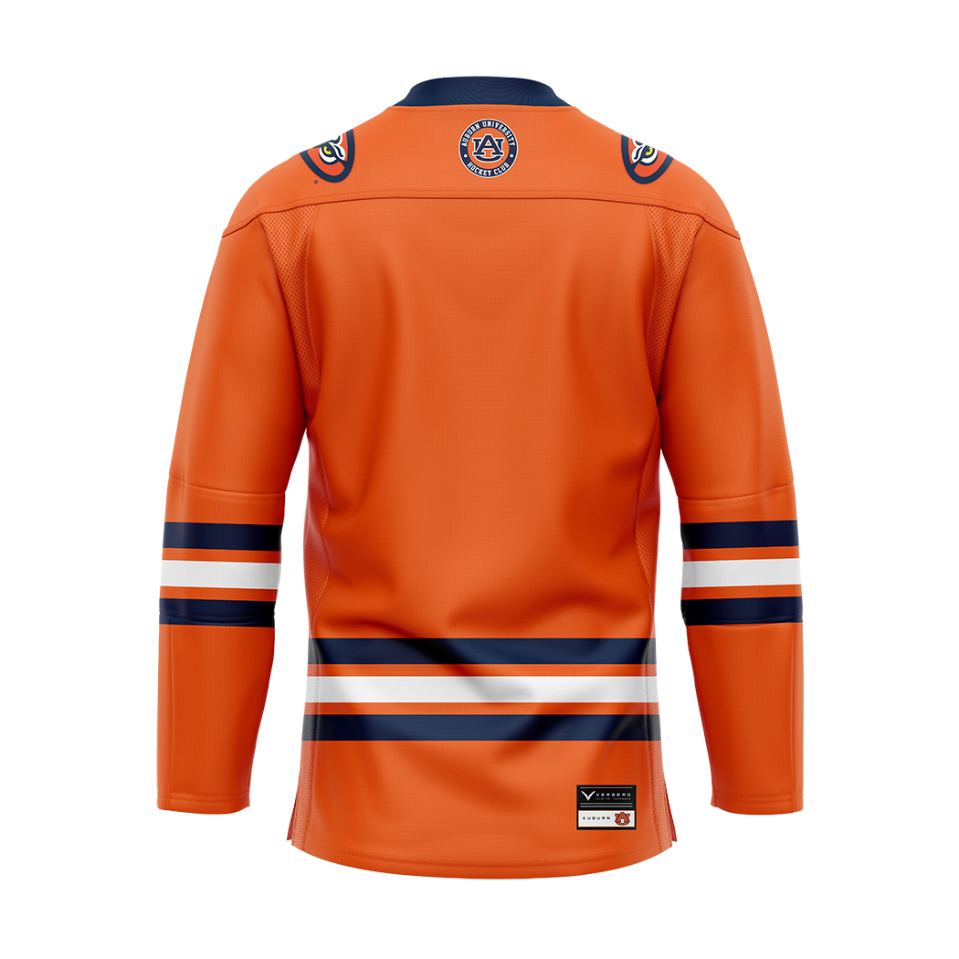 Auburn Orange Authentic Sublimated With Twill Replica Jersey