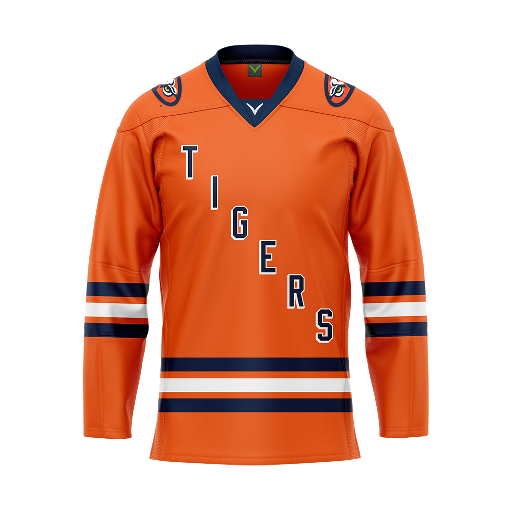 Auburn Orange Authentic Sublimated With Twill Replica Jersey