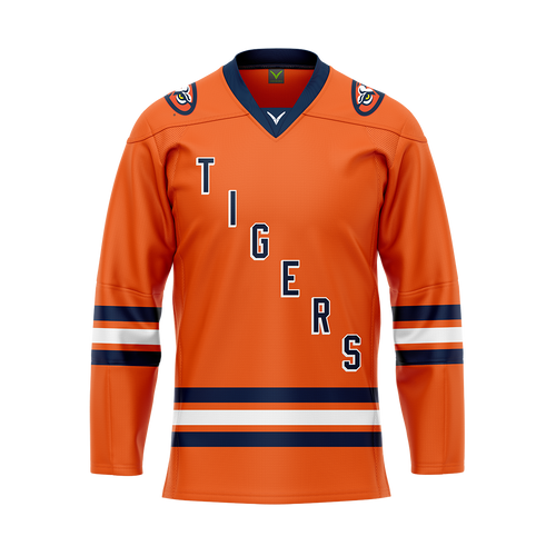 Auburn Orange Authentic Sublimated With Twill Replica Jersey