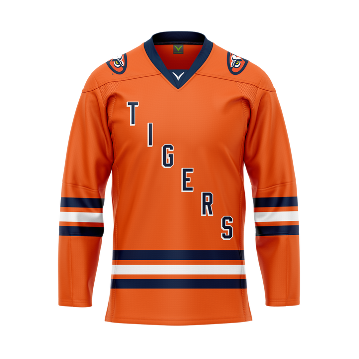 Auburn Orange Authentic Sublimated With Twill Replica Jersey