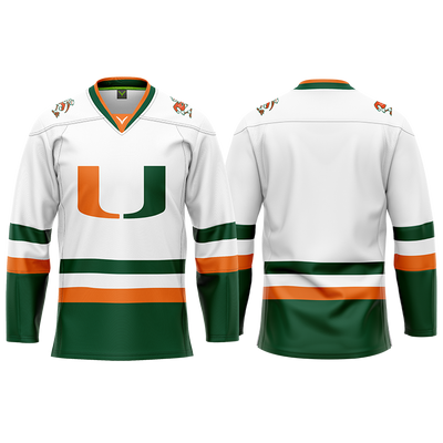 Miami Women's White Sublimated Jersey