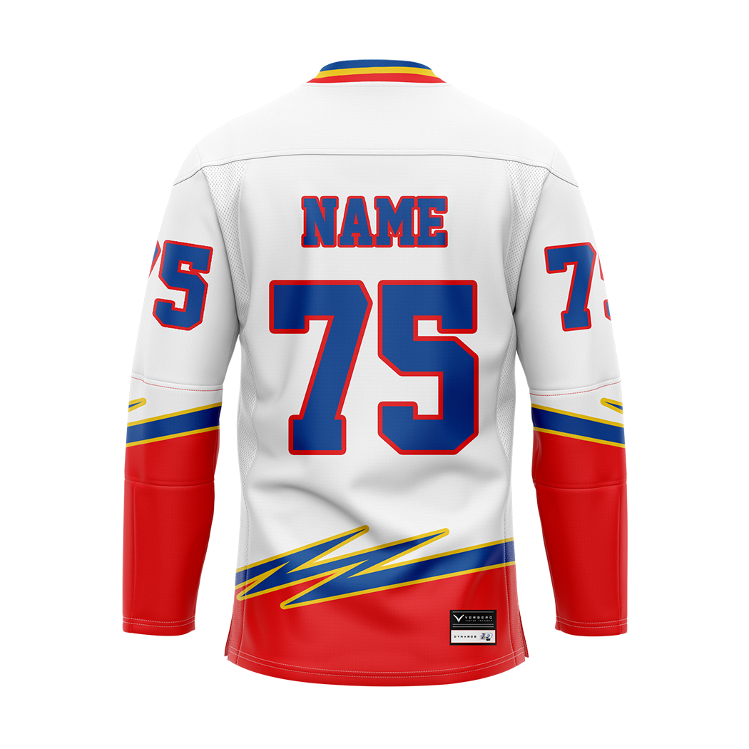 Dynamos White Sublimated Game Wear Jersey