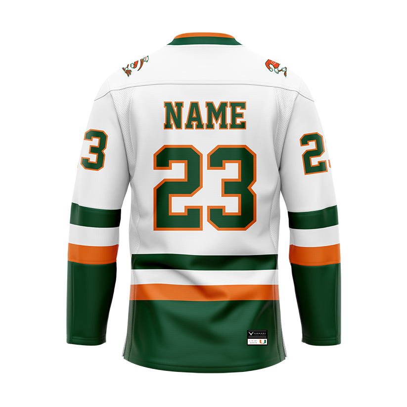 Miami Women's Custom White Sublimated Jersey