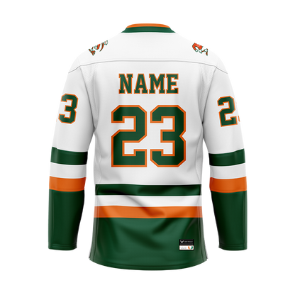 Miami Women's Custom White Sublimated Jersey
