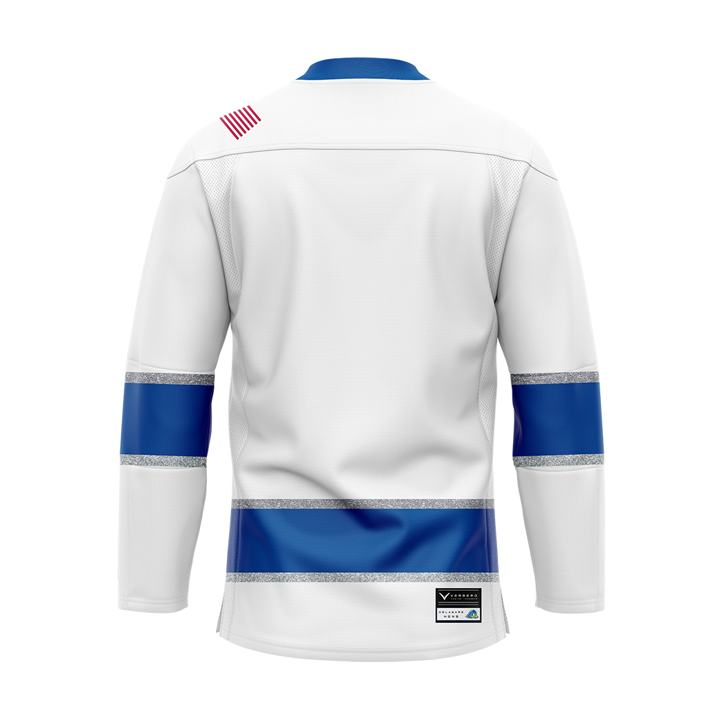 Delaware Hockey Sublimated with Twill Replica Jersey