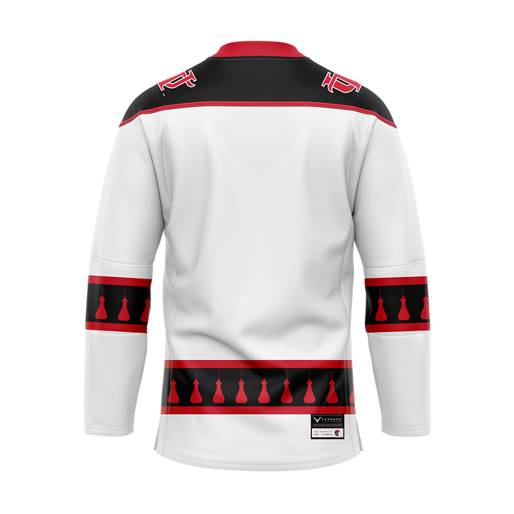 University of Tampa White Womens Hockey Authentic Sublimated Jersey