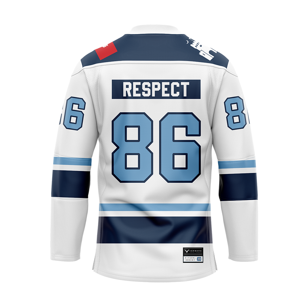 Citadel White Custom Replica Sublimated Jersey