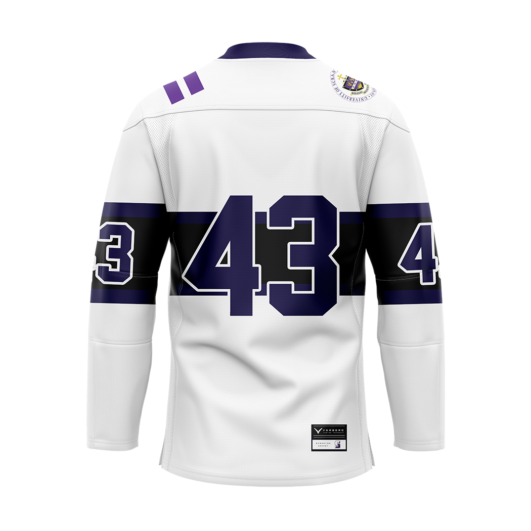 Custom Scranton White Sublimated Replica Jersey