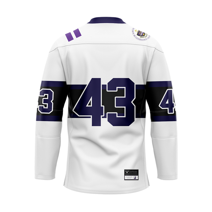 Custom Scranton White Sublimated Replica Jersey