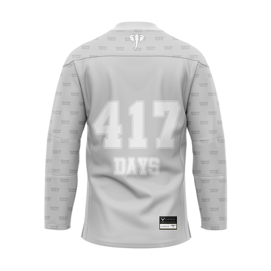 Jo Dolo Gray Sublimated With Twill Authentic Jersey