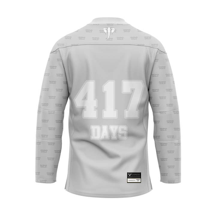 Jo Dolo Gray Sublimated With Twill Authentic Jersey