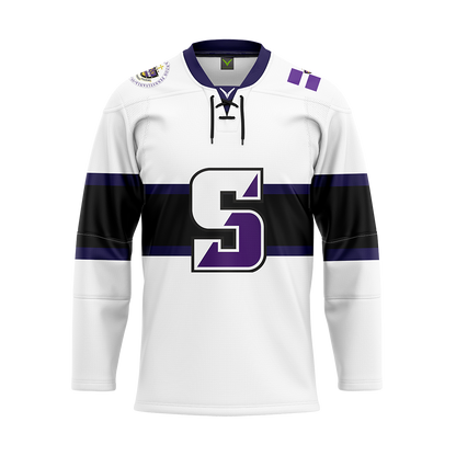 Scranton White Sublimated with Twill Replica Jersey