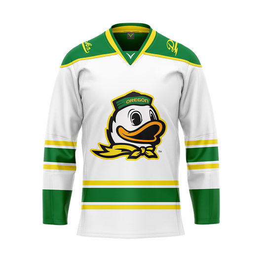 Oregon White Authentic Sublimated With Twill Jersey