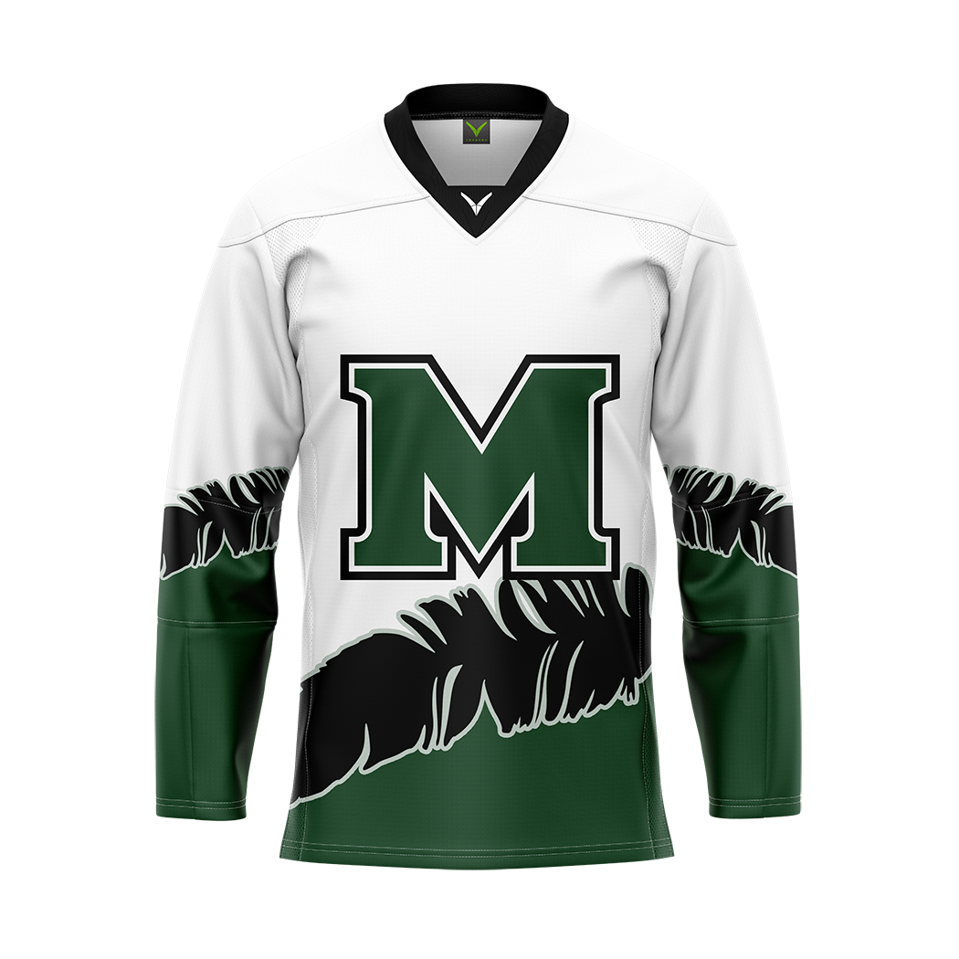 Methacton White Sublimated With Twill Jersey