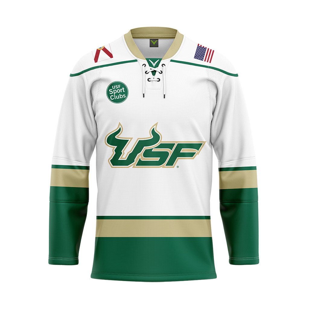 USF Womens Ice Hockey Green Replica Sublimated Jersey – Verbero™