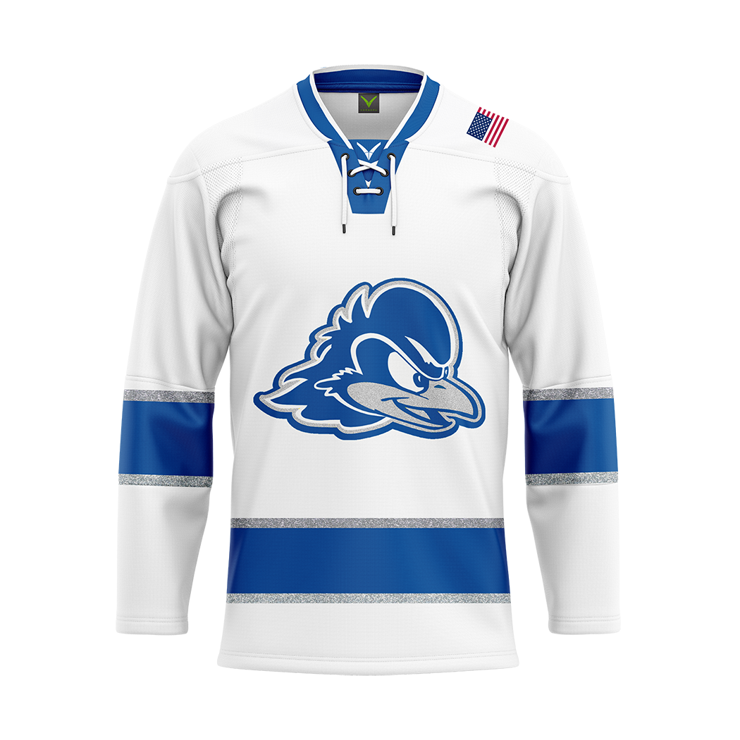 Delaware Hockey Sublimated with Twill Replica Jersey