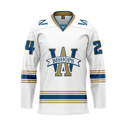 Arch Bishop White Custom Sublimated Jersey