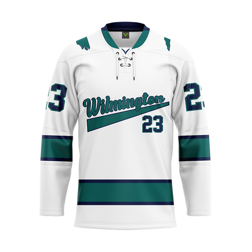 UNC-Wilmington White Sublimated Jersey Customized
