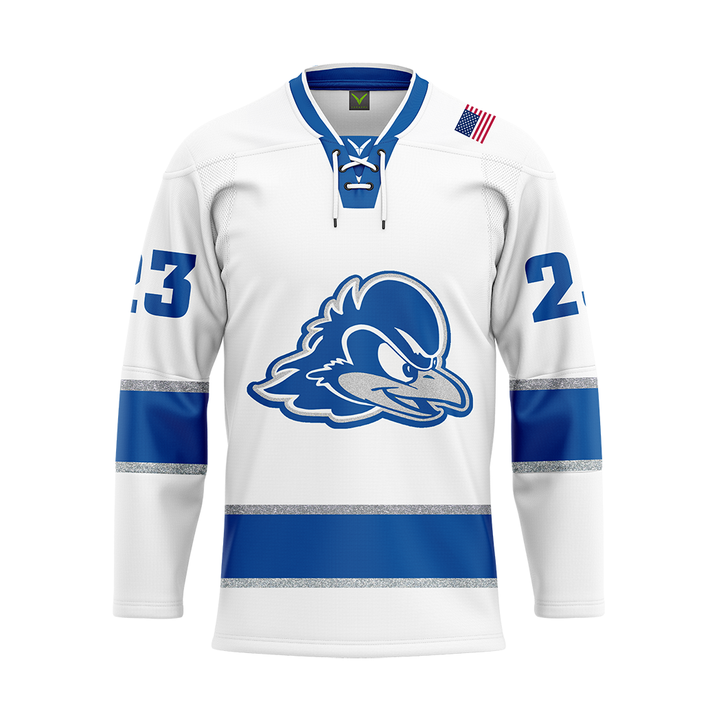 Delaware Hockey Custom Sublimated with Twill Replica Jersey