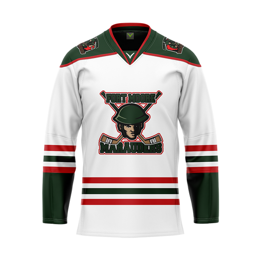Fort Moore Marauders White Jersey