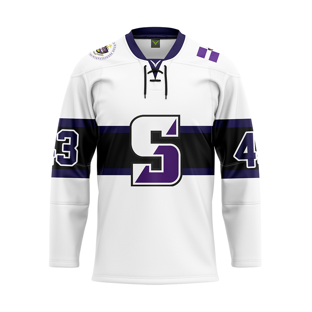 Custom Scranton White Sublimated Replica Jersey