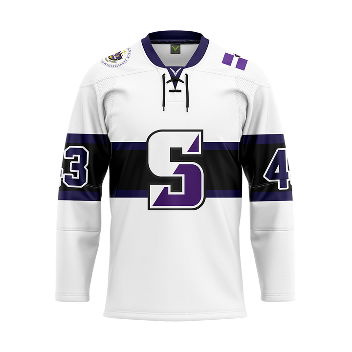 Custom Scranton White Sublimated Replica Jersey