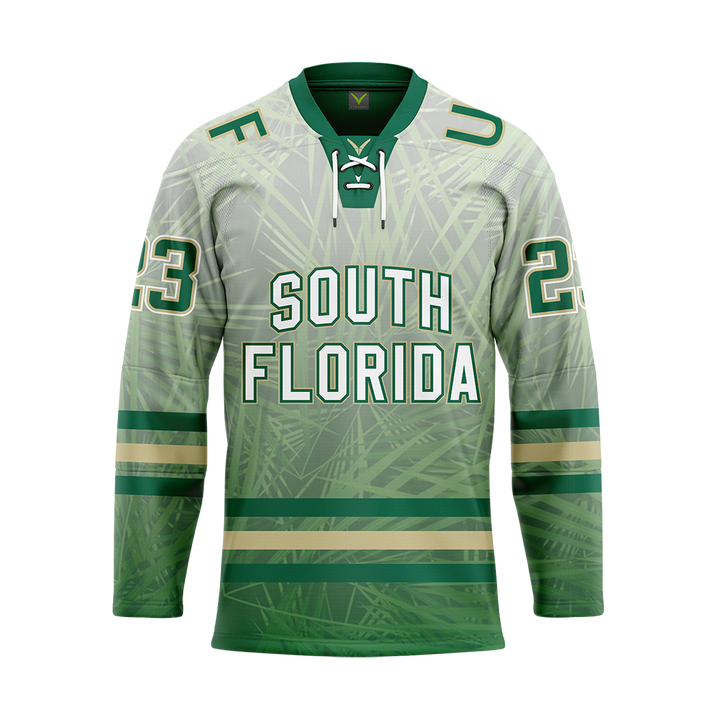 USF Womens White Custom Replica Sublimated Jersey