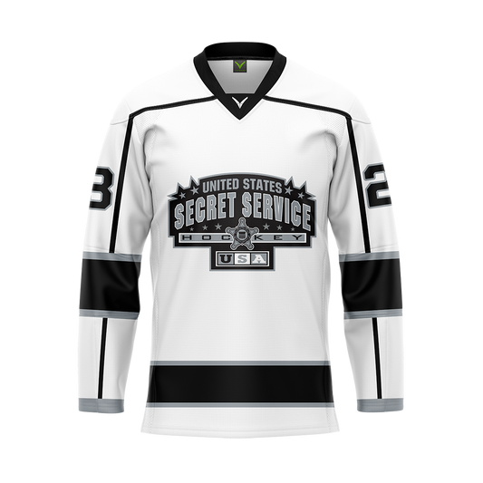 US Secret Service White Sublimated Jersey