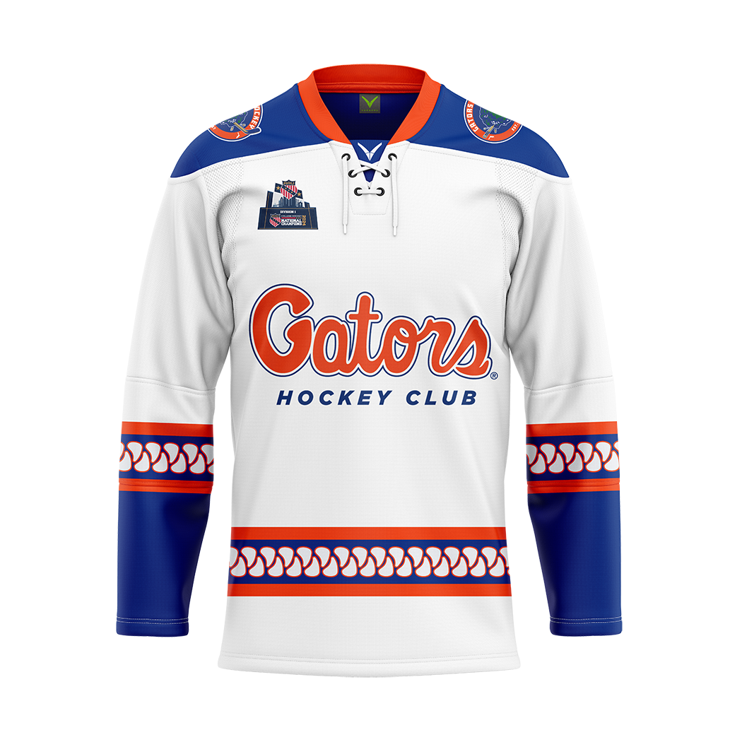 University Of Florida National Champions Authentic White Replica Jersey